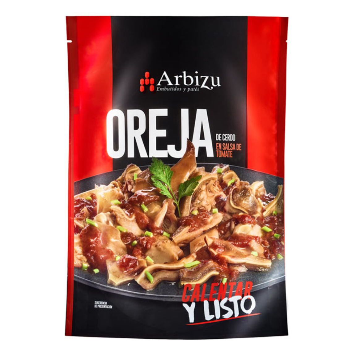 Oreja de cerdo en salsa de tomate