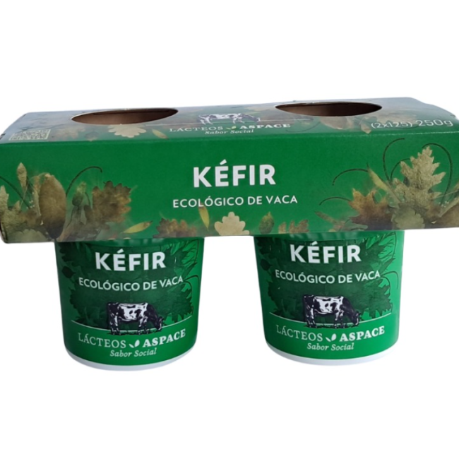KÉFIR ECOLÓGICO LÁCTEOS ASPACE