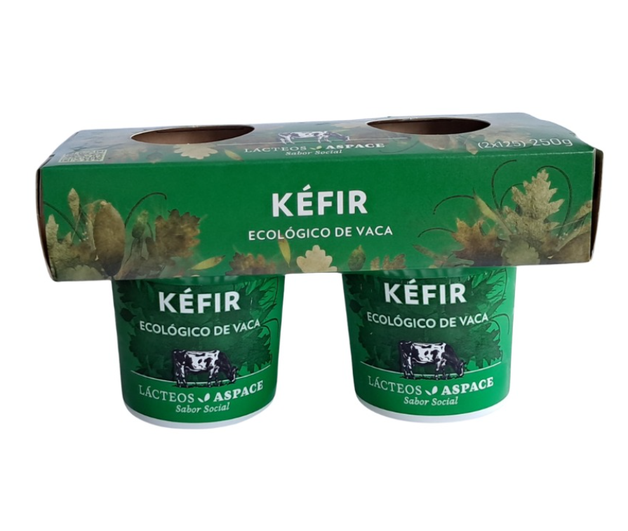 KÉFIR ECOLÓGICO LÁCTEOS ASPACE