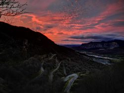 ATARDECER DESDE EL MIRADOR DE OLAZAGUTíA